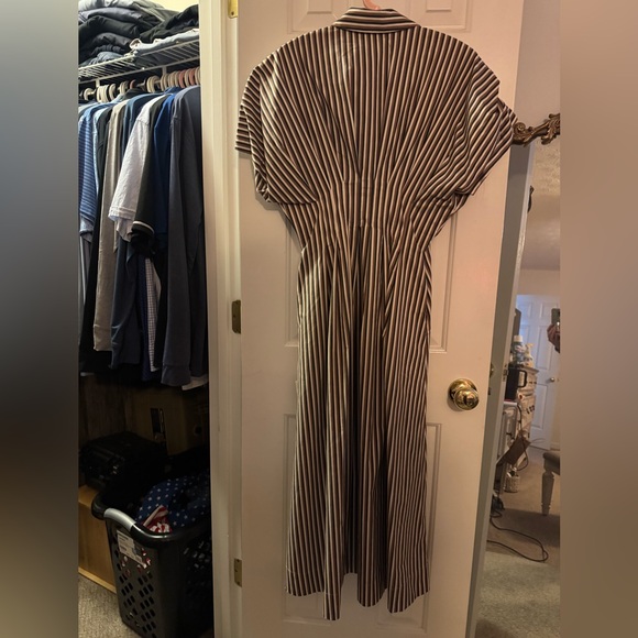 Anthropologie Exquise Tobie Shirt
Dress Brown Stripe Small NWT - Picture 3 of 3